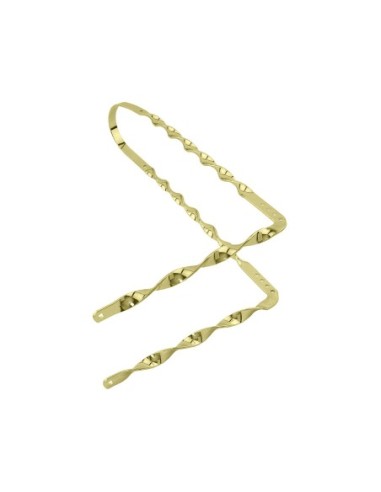 Twisted Flat 26 Sissy Bar 90/Degrees Gold.